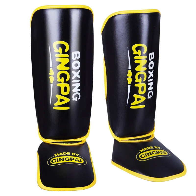 1 Pair Child Boxing MMA Muay Thai Shin Guards Kids Kickboxing Martial Arts Fight Training Leg Protector Protective Equipment