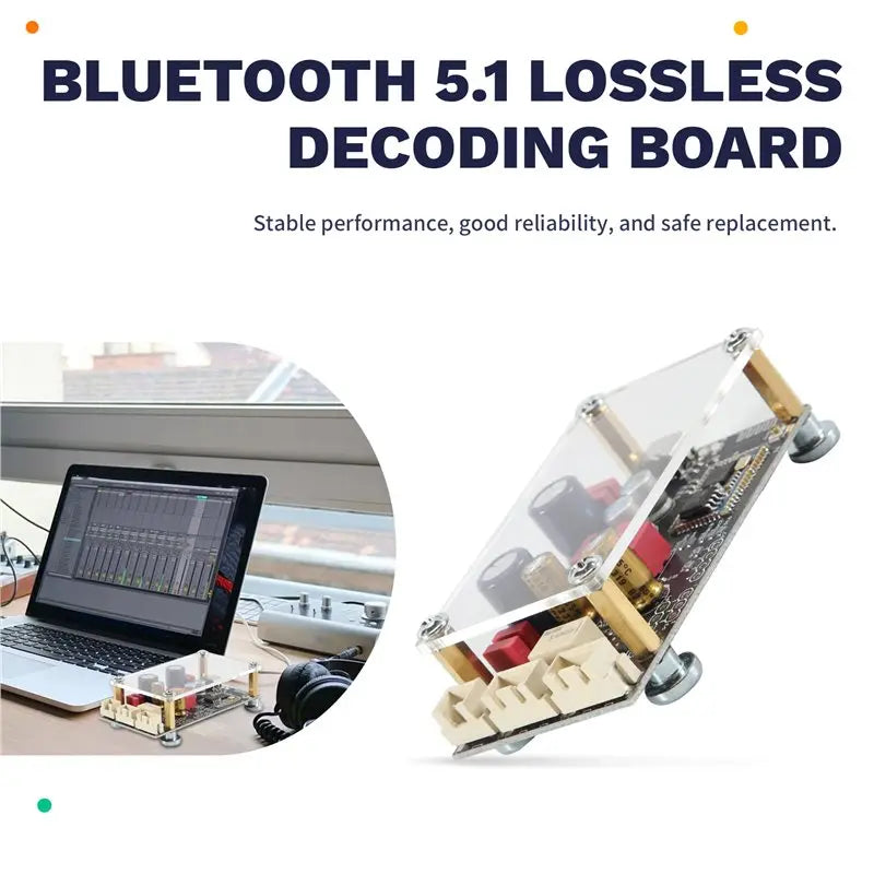 A003 - QCC5125 Bluetooth 5.1 Lossless Decoding Board LDAC Audio Decoder Board