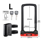 Ultimate Etook U-Lock: Unbreakable Security for Bikes & Motorcycles