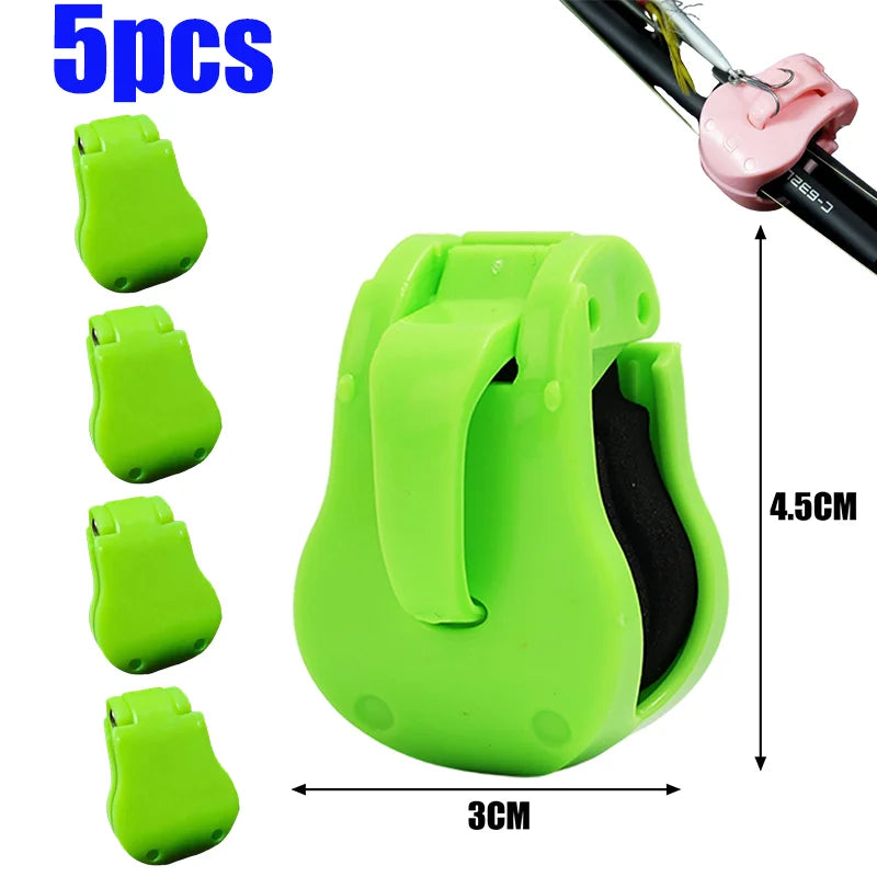 ABS Fishing Rod Holder Universal Multifunction Fixation for Lure Sea Table Rods Transport Storage Anti Slip Protective 4.5x3x3cm
