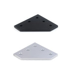 90° corner angle bracket plate, L/T, for 2020/3030/4040 aluminum profile, 4-10pcs