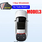 for Tesla Model 3 Y S X 2025-2020 26 Privacy Sunshade Side Window Sun Shades Front Rear Windshield Blind Shading Outdoor Camping