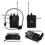 Wireless THeadset Microphone G-MARK GX100 Professional UHF Clip Mic 50M For Party Show Stage Wedding Church
