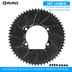 RIRO 110 BCD bike Chainring 46T 48T 50T 52T 54T 56T 58T Road Bicycle Chainwheel 9/10/11/12S for SHIMANO R7000 R8000 R9100