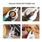 Stainl Steel Nut Cracker Walnut Hazelnut Opener Use Nut Clamp Hammer Clamp Nutcraer Kitchen Gadgets Accessories