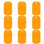 100Pcs Dog Tag Military Pet Id Tags Aluminum Name Pendant Blank Dog Tags Personalized Customized Dog Tag
