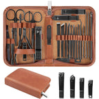 Nail Clippers Set 26 Piece Manicure Set & Pedicure Kit Stainless Steel Fingernail & Toenail Clipper Cutters Nail Care Tools