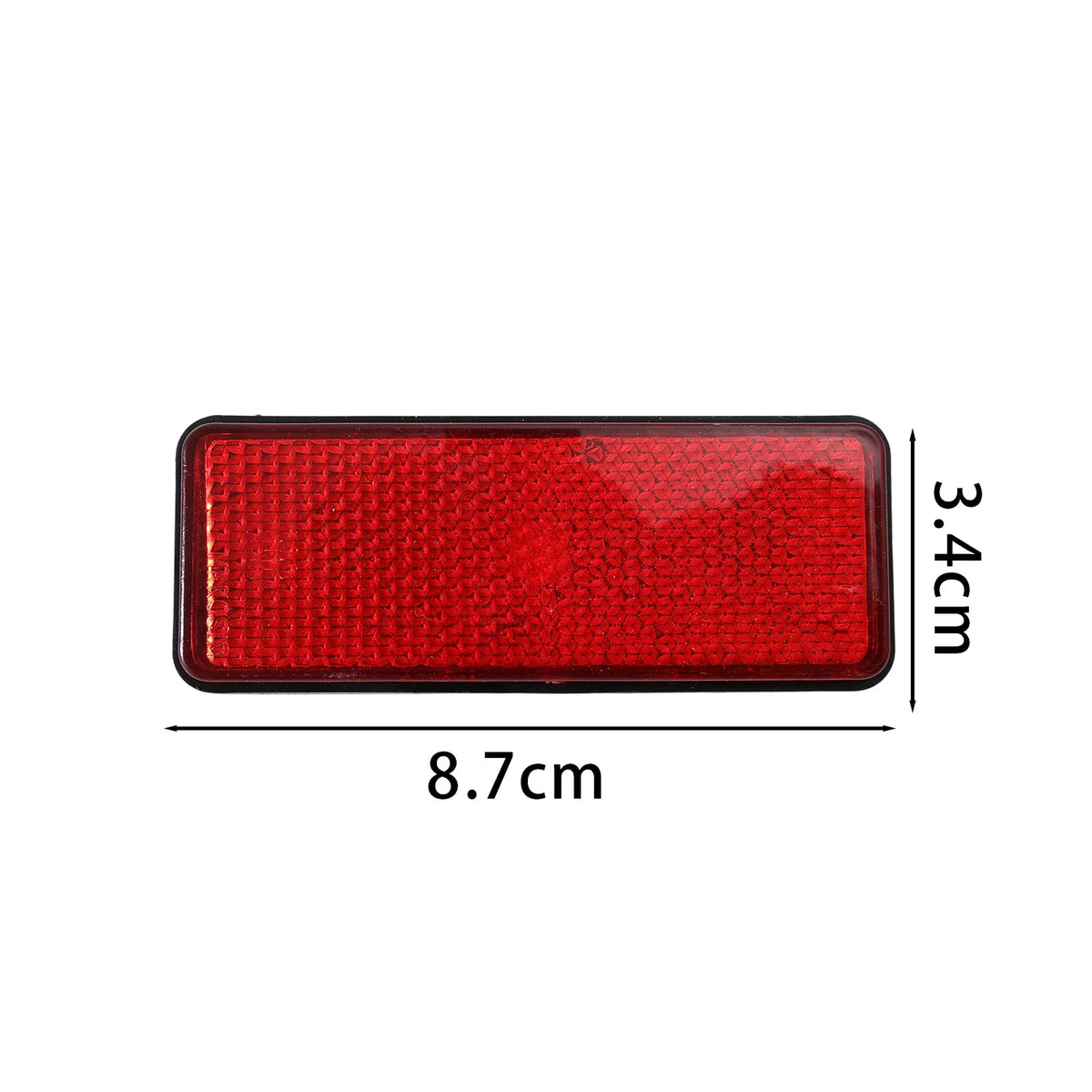 Electric Scooter Rear Reflector Night Safety Warning Plate Waterproof High Bright Universal Motorcycle Car Truck Trailer Parts