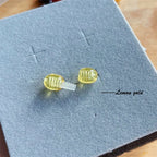 5-Pack Amber Plastic Thread Clasps Safety Bead Connector Clasp for Closure Necklace/diy Jewellery Hidden Buckle for Jewelry