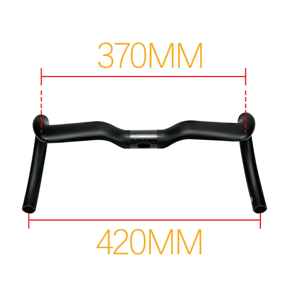 BALUGOE Bike professional competition competitive Carbon Road Bicycle Handle All internal cables Lift the 20MM handalebar UCI