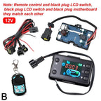 12V 24V Air Diesels Air Heater LCD Monitor Switch, Control Board Motherboard with Remote Control For Car Parking Heater Control