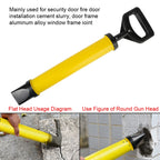 Grouting Gun Grouting Mortar Sprayer Applicator Cement Lime Pump Grout Filling Tools Caulking Gun With 4 Nozzles