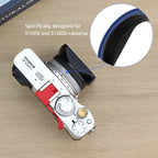 Haoge LH-X200B Square Metal Lens Hood with 49mm Adapter Ring for Fujifilm Fuji X100VI X100V X100F X100T X100S X70  Camera
