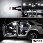 15Pcs For Honda Accord 7 8 7th 8th 2003-2007 2008 2009 2011 2012 Indoor Reading Dome Bulbs LED Interior Vanity mirror Light Kit