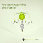 Newest 1-5PCS Hook Fishing Bait Cage Four Hook Carbon Steel Line Group Feeder Sinker Float Sharp Fishing Spring Bait Cage Tools