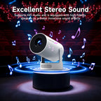 Magcubic Projector Android 14 8K 1280*720P HY300 Pro + Dual Wifi 290ANSI 180°flexible BT5.0 Cinema Outdoor Portable Projector