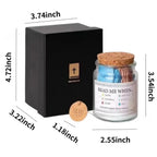 Bible Verse Jar in Glass Jar, Spanish/English Scripture Notes, 1pc, Optional Gift Box