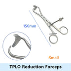 TPLO reduction retractor bone holding forceps, autoclavable pet orthopedic instrument, 1pc
