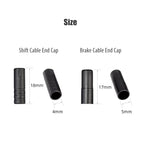 1000Pcs/Box Road Mtb Bicycle 4mm 5mm Bike Derailleur Shift Brake Cable End Cap Dust Cover Shifter Housing Ferrules Crimps