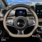Leather Car Steering Wheel Cover for BYD Dolphin Mini Song Plus Pro Seagull King Yuan Up Sealion 7 Qin Plus 2026 Accessories
