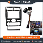 9 Inch For Ford MONDEO 3 2004-2007 Car Radio Android MP5 Player Stereo Casing Frame 2 Din Head Unit Fascia  Dash Board Cover
