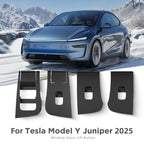 for Tesla Model Y Launch 2025 2026 Juniper only fit Left Rudder Car Glass Lift Switch Panel Door Armrest Lift Control Trim Cover