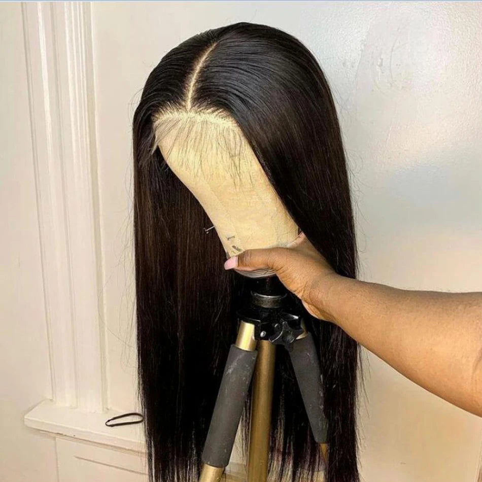 Human Hair Lace Front Wig 180% Density Body Wave/Curly 4x4 5x5 13x4 Closure 14-32in