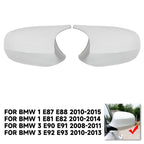 1 Pair White Replacement Rearview Side Mirror Covers Cap for BMW E90 E91 E92 E93 E81 E87 E82 E88 3 1 Series M Accessories