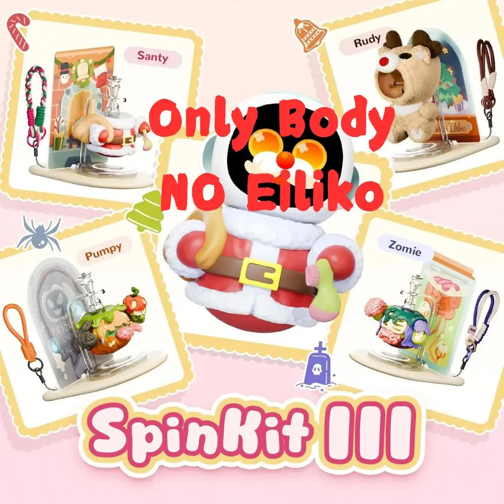 SpinKit Swappable Themed Bodies Replacement Parts Set, 4 Bodies Accessories Toy