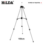HILDA Laser Level Tripod 1.2M/1.5M 5/8 Inch Adjustable Height Thick Ferroalloy Tripod Laser Level Stand Base for Self Leveling