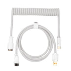 EPOMAKER Mix Pro Coiled USB-C Keyboard Cable 1.5m Double Sleeved, Detachable 4-Pin Aviator