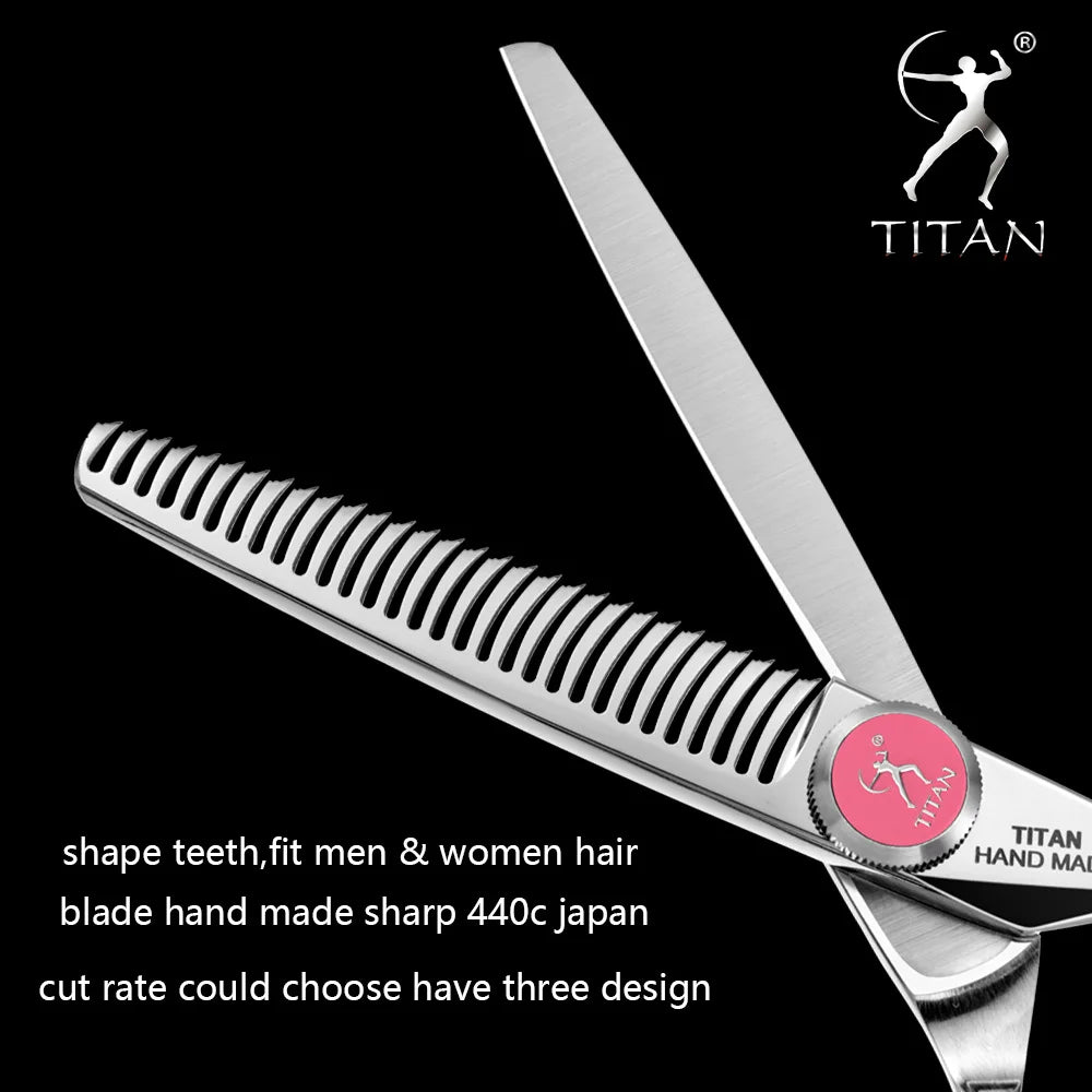 Titan Professional Hair Scissors Thinning  Cutting Barber  Hair Shears Scissor  Hairdressing Scissors 5.5/6.0/6.5/7.0inch 440C
