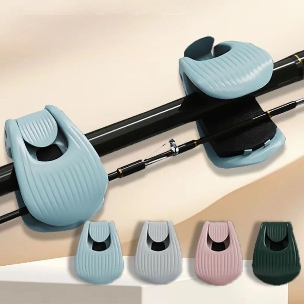20/5Pcs Fishing Rod Holder Fixer Clip Fishing Pole Holder Compact Design Fishing Rod Fixer Fish Rod Holder Storage Accessories
