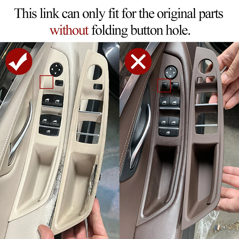 LHD RHD Driver Side Armrest Door Handle Panel Cover for BMW 5 Series F10 F11 F18 520 523 525 528 530 Black Beige Gray Red Brown