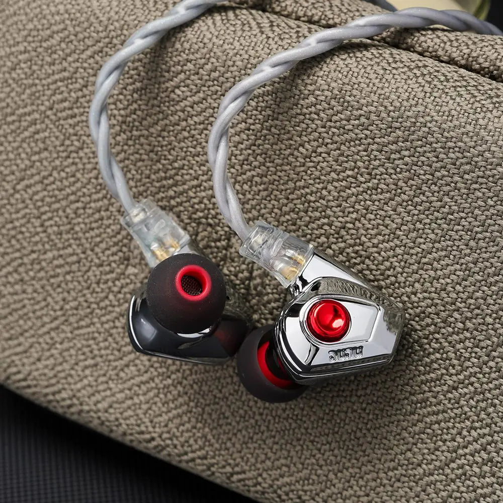DUNU Titan S2 / TitanS 2 Dual-Chamber & Magnetic Circuit Dynamic Driver In-Ear Earphones with 3.5mm+4.4mm lnterchangeable Plug