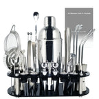 Craft Bar-Quality Cocktails: Premium Boston Shaker Set with Stand