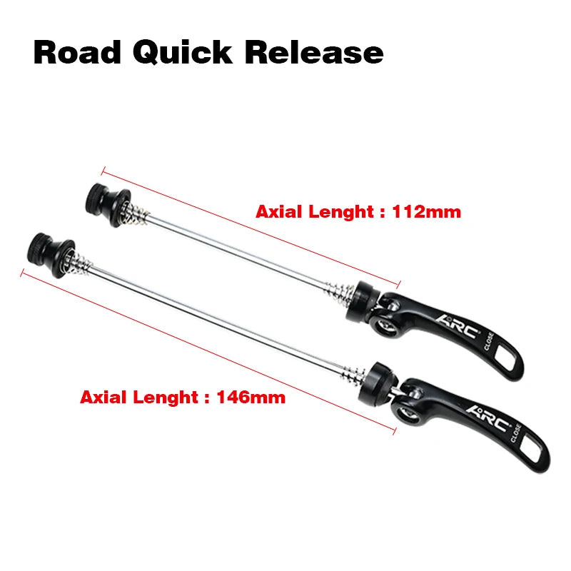 ARC Bike Skewers Alloy CNC Quick Release Skewers Front 100mm Rear 135mm Road MTB Mountain QR Axle For Bicycle Hub Parts
