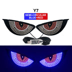 Truck Devil's Eye Light RGB Dynamic Demon Eye Decorative Light Led Display Decor Pixel Panel Windshield USB 5V Multi-Mode Lamp