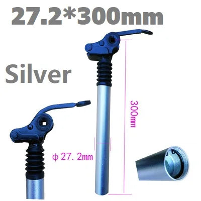 Electric Folding Bicycle E-Bike Shock Absorber Seatpost 25.4mm 27.2mm 28.6mm 31.8mm 33.9mm 34mm 300mm 350mm Bike Shocks SeatPost
