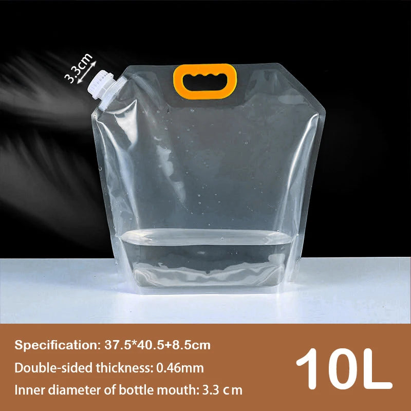 Transparent Spout Beverage Bag Reusable For Outdoor Travel Grain Storage Portable Ic Spout Pouches For Party Fruit Juice Beer