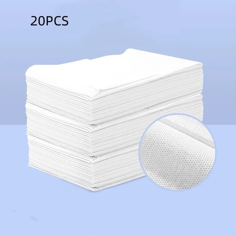 20pcs Disposable Non-Woven Bed Sheets - Suitable for Massage, Tattoo, Spa Care, Beauty Salon Use - 31.5*70.87inch