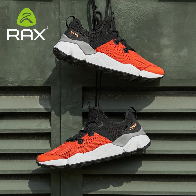 RAX Outdoor Breathable Hiking Shoes Men Lightweight Walking Trekking Wading Shoes Sport Sneakers Men Outdoor Sneakers Male