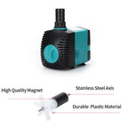 Submersible Aquarium Water Pump EU Plug 220-240V Ultra-Quiet Filter 3-85W