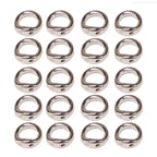 20 pcs Elegant Double Hole Linking Circles Sophisticated Craft Rings Connector Rings with Two Holes for Jewelry Assembly F0S4