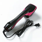 One Step Hot Air Brush Hair Dryer & Straightening Brush, Black, AU/EU/UK/US Plug