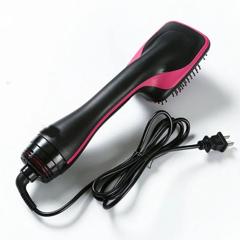 One Step Hot Air Brush Hair Dryer & Straightening Brush, Black, AU/EU/UK/US Plug