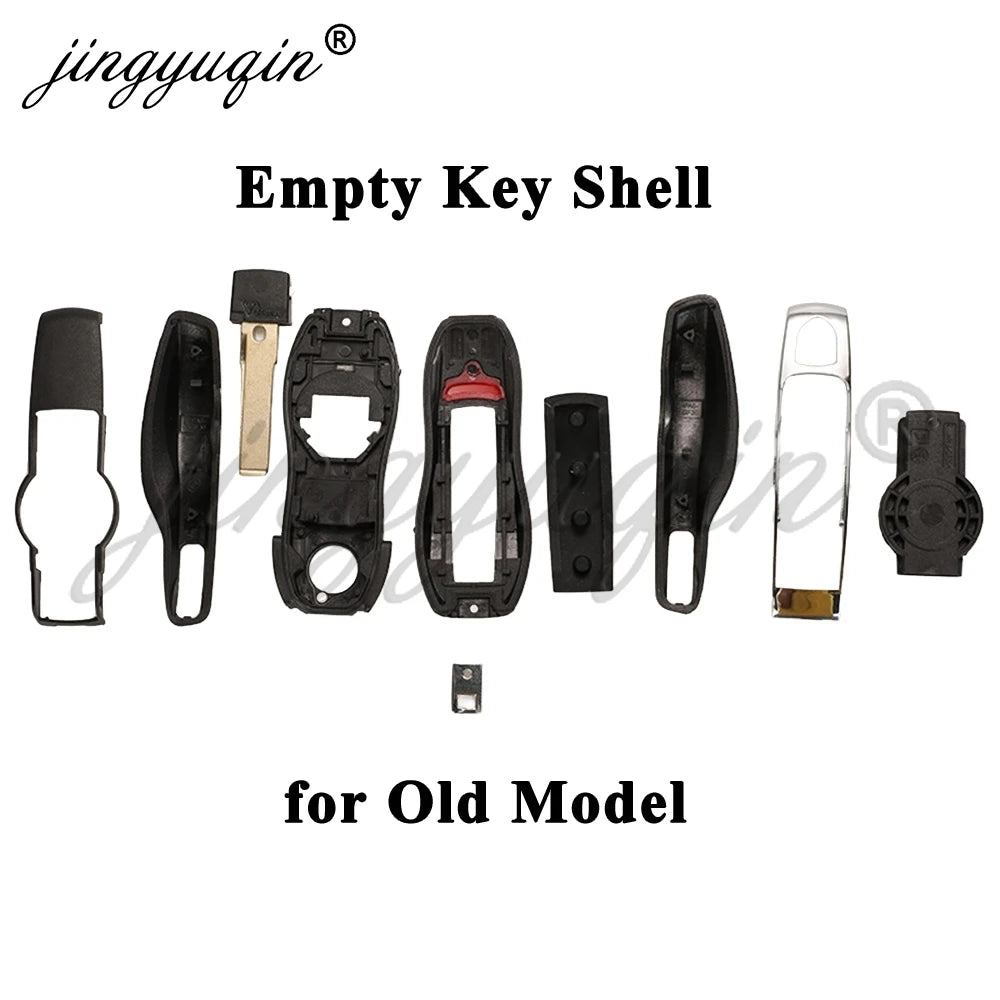 Jingyuqin Porsche Remote Key Shell Case Cover 3-4 Button, for 718 911 Cayenne Macan 2015-2026