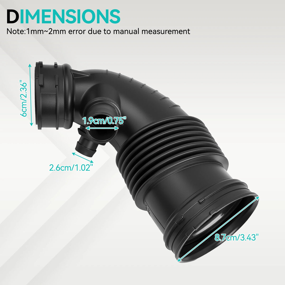 For BMW F20 F21 F30 F31 114i 116i 118i 316i 320i N13 2010-2016 Car Air Intake Filtered Duct Hose Pipe13717597586 Accessories