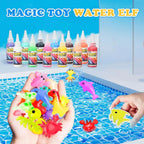 Magic Gel Water Beads Toy: 12-Pack DIY Fairy Garden Kit with Molds, STEM Sensory Squishy Toys, Creative Birthday Gift for Kids