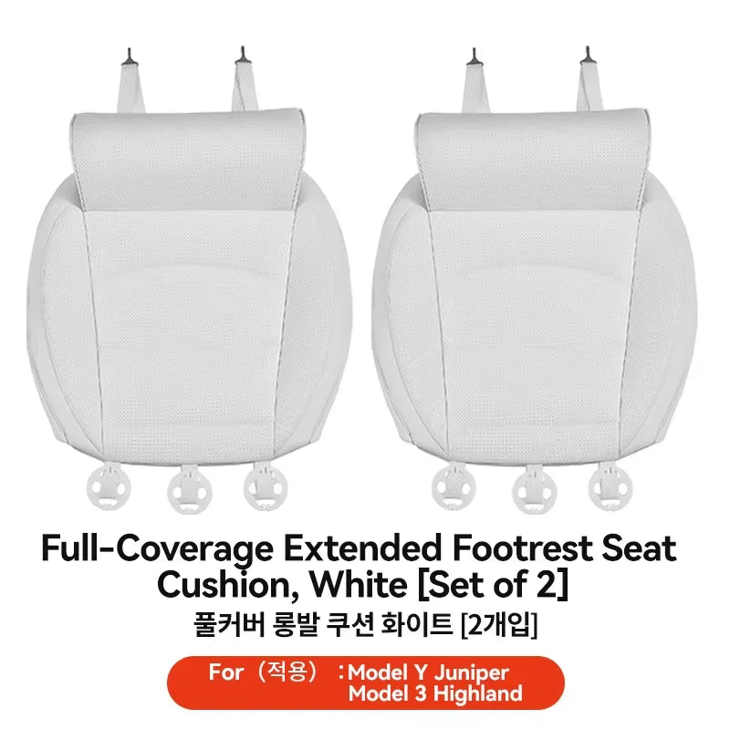 YZ For Tesla 2026 Model Y Juniper Leg Support Extension Seat Cover Model 3 Highland Memory Foam Extender Cushion Car Interior